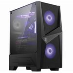 Корпус MSI MAG FORGE 100M Mid-Tower, ATX, 2xUSB 3.2, Audio I/O, 2x120mm RGB Fan ...