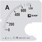 Шкала сменная для A721 600/5А-1.5 PROxima EKF s-a721-600