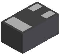 DP0150BLP4-7, 50V 450mW 200@2mA,6V 100mA PNP X2-DFN1006-3 BIpolar TransIstors - BJT