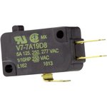 V7-7A19D8, Basic / Snap Action Switches SPDT 5A at 250Vac MINI BASIC SWITCH