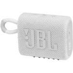 JBL GO 3 белая Портативная акустика (1 x 4.2 Вт, Bluetooth, USB Type C, IP67 ...