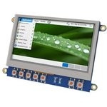 4DCAPE-43T, 4DCAPE-43T TFT LCD Colour Display / Touch Screen, 4.3in, 480 x 272pixels