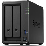 Synology DS723+ Сетевое хранилище 2x2.5"/3.5" SATA HDD/SSD ...