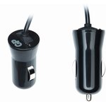 AP12BMCU, Блок питания автомобильный со встроенным micro USB кабелем, 5В,1А (адаптер)