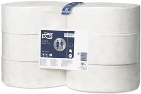 120257, TORK JUMBO TOILET ROLL 2PLY