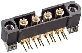 M80-MH313M5-04, Pin Header, Wire-to-Board, 4 мм, 1 ряд(-ов), 4 контакт(-ов), Сквозное Отверстие, Datamate Coax