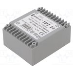 TPZ24/2*115/2*18V, Трансформатор: сетевой, 24ВА, 115ВAC,230ВAC, 18В, 18В, PCB, IP00