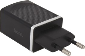 Фото 1/4 Блок питания (сетевой адаптер) HOCO C42A с 1 USB портом с функцией QuickCharge 3.0 черный