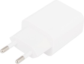 Фото 1/3 Блок питания (сетевой адаптер) HOCO C62A с 2 USB портами 2,1 A кабель Apple pin в комплекте белый