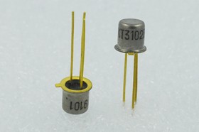 Фото 1/2 Транзистор КТ3102Б, тип NPN, 0,25 Вт, корпус КТ-1-7 ,Au