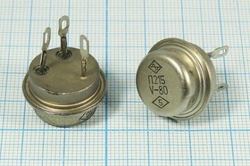 Транзистор П215, тип PNP, 10 Вт, корпус КТЮ-3-18