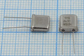 Кварцевый резонатор 9600 кГц, корпус UM4, S, марка РК419МР, 1 гармоника