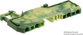 Фото 1/2 280-677, 4-conductor ground terminal block - 2.5 mm² - center marking - for DIN-rail 35 x 15 and 35 x 7.5 - CAGE CLAMP® - ...