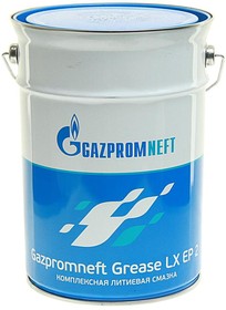 Фото 1/2 2389906928, Смазка литиевая высокотемпературная Grease LX EP-2 4кг (синяя) GAZPROMNEFT