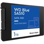 SSD накопитель WD Blue SA510 WDS100T3B0A 1ТБ, 2.5", SATA III, SATA