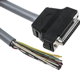 Фото 1/2 NEBV-S1G25-K-5-N-LE25-S6, Cable, NEBV Series, For Use With Multi Pin Plug Connection