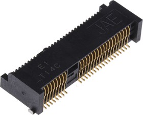 Фото 1/3 MM60-52-B1-E1, 52 Way Right Angle Mini PCIe, PCI Memory Card Connector With Solder Termination