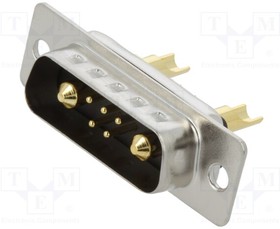 MHCDS7W2P2, D-Sub Connector, Straight, Plug, 7W2, Signal Contacts - 5, Special Contacts - 2
