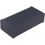 1455K1601BK, Enclosures, Boxes, & Cases MetalEndPanel, Black 6.30 x 1.69 x 3.07"