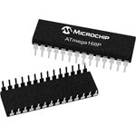 ATMEGA168P-20AU, 8 Bit MCU, AVR ATmega Family ATmega16X Series Microcontrollers ...