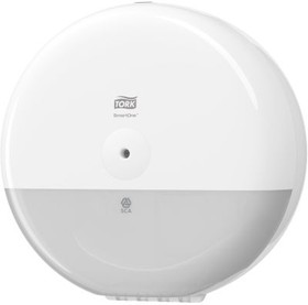 680000, White Plastic Toilet Roll Dispenser, 156mm x 269mm x 90mm