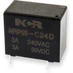 NRP05-C-24D, Реле 1 переключ. 24VDC, 3A/250VAC SPDT