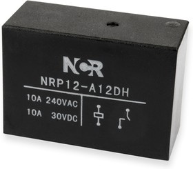 NRP-12-A-12D-H, Реле 1 замык. 12VDC, 10A/250VAC SPST-NO
