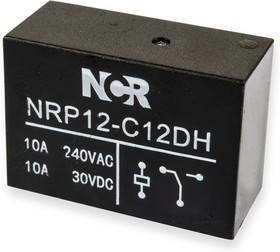 Фото 1/3 NRP-12-C-12D-H, Реле 1 переключ. 12VDC, 10A/250VAC SPDT