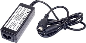 Фото 1/3 Блок питания (сетевой адаптер) для монитора и телевизора 14V 3A 42W 4 pin male OEM черный, с сетевым кабелем