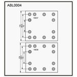 ABL0004, Накладки тормозные,комплект STD / WVA (19036/19037) HCV