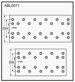 ABL0071HD, Снят с производства Накладки тормозные,комплект STD / WVA (19049/19199) HCV