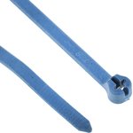 7TCG009330R0026 TY525MR-NDT, Cable Ties, 186mm x 4.7 mm, Blue Nylon, Pk-100