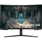 Монитор Samsung 32" Odyssey G6 S32BG650EI черный VA LED 16:9 HDMI M/M ...