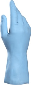 Фото 1/3 117 10, VITAL 117 Blue Latex Chemical Resistant Work Gloves, Size 10, Large, Latex Coating