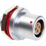CCD2S1/04, Circular Connector, 4 Contacts, Panel Mount, Socket, Female, IP68 ...