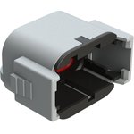 ATM06-08SB-CAP, Automotive Connectors Dust cap 8 pos plug key B black