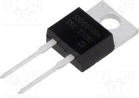 S5D05170A, Diode: Schottky rectifying; SiC; THT; 1.7kV; 5A; 166.7W; TO220AC