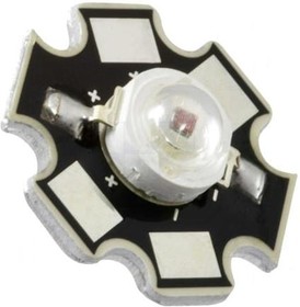 Фото 1/2 NTE30180-R, Power LED; STAR; red; 120°; 800mA; 620?630nm; Pmax: 3W; SMD; 2.2?2.8V