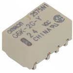 G6K-2G-Y DC24, Реле слабых сигналов - для печатного монтажа, DPDT, 24VDC