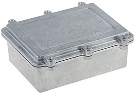 Фото 1/6 HQ019BK, 200x150x75мм, Алюминиевый, чёрный / HQ019BK