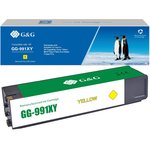 GG-991XY, Картридж G&G, аналог HP 991X (M0J98AE) желтый 16k с чипом