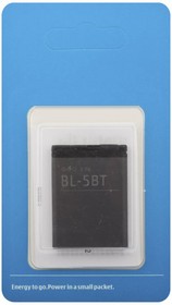 Аккумуляторная батарея (аккумулятор) BL-5BT для Nokia 2600 Classic, 2608, 7510 Supernova, 7520 Supernova, N75 3.8V 870mAh