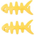 Скрутка для наушников "Рыбка" CC-591F комплект 2 шт. желтая