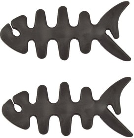 Скрутка для наушников "Рыбка" CC-591F комплект 2 шт. черная