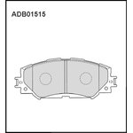 ADB01515HD, Колодки торм. TOYOTA SUBARU TREZIA 1.3 (NSP120X) 11, AURIS (E15)