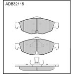 Колодки передние CHRYSLER Sebring 01 /VOLGA Siber 08  ALLIED NIPPON ADB 32115