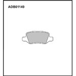 ADB01149, Колодки тормозные дисковые | зад |
