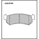 ADB 01191, ADB 01191_колодки дисковые задние!\ Daewoo Nubira ...