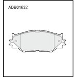ADB01632, Колодки тормозные дисковые | перед |