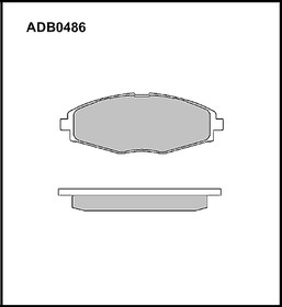 Колодки передние DAEWOO Matiz 98  ALLIED NIPPON ADB 0486